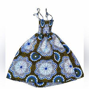 EUC Kruger Girls Sundress w ruched top.  Size 7/8.